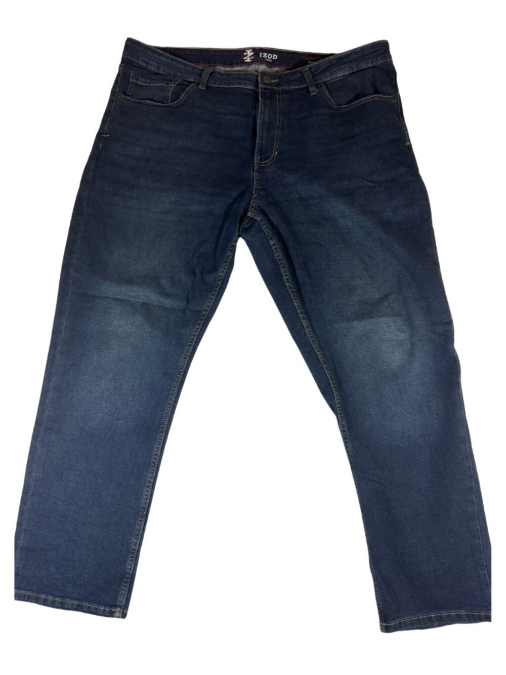 IZOD Men's Blue Jeans Straight Fit Size 40x30 Classic Denim Pants
